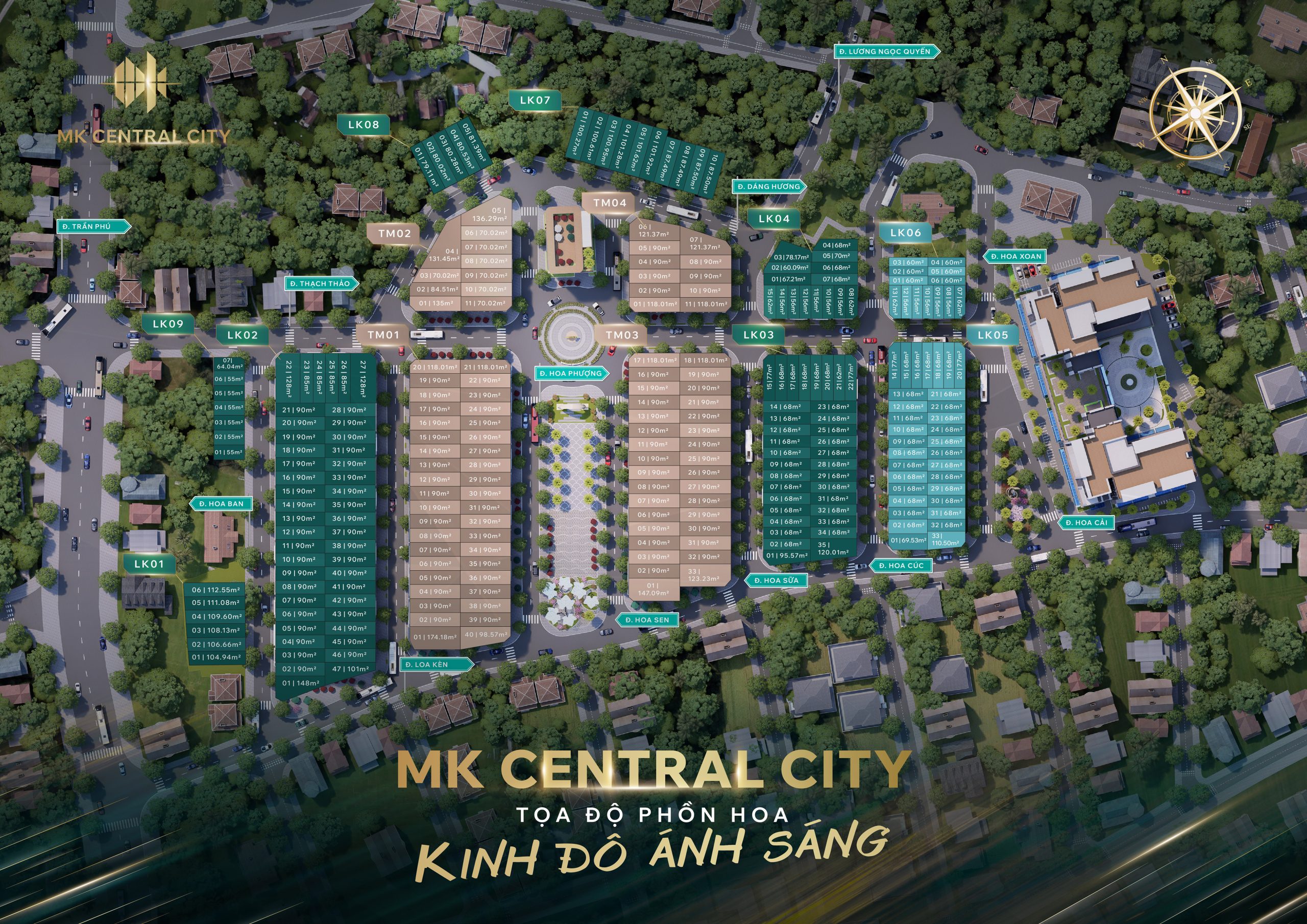 Mặt bằng dự án MK